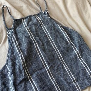 NORDSTROM Tie Back Crop Top